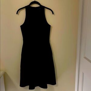 Banana Republic Black Halter Sheath Midi Dress
